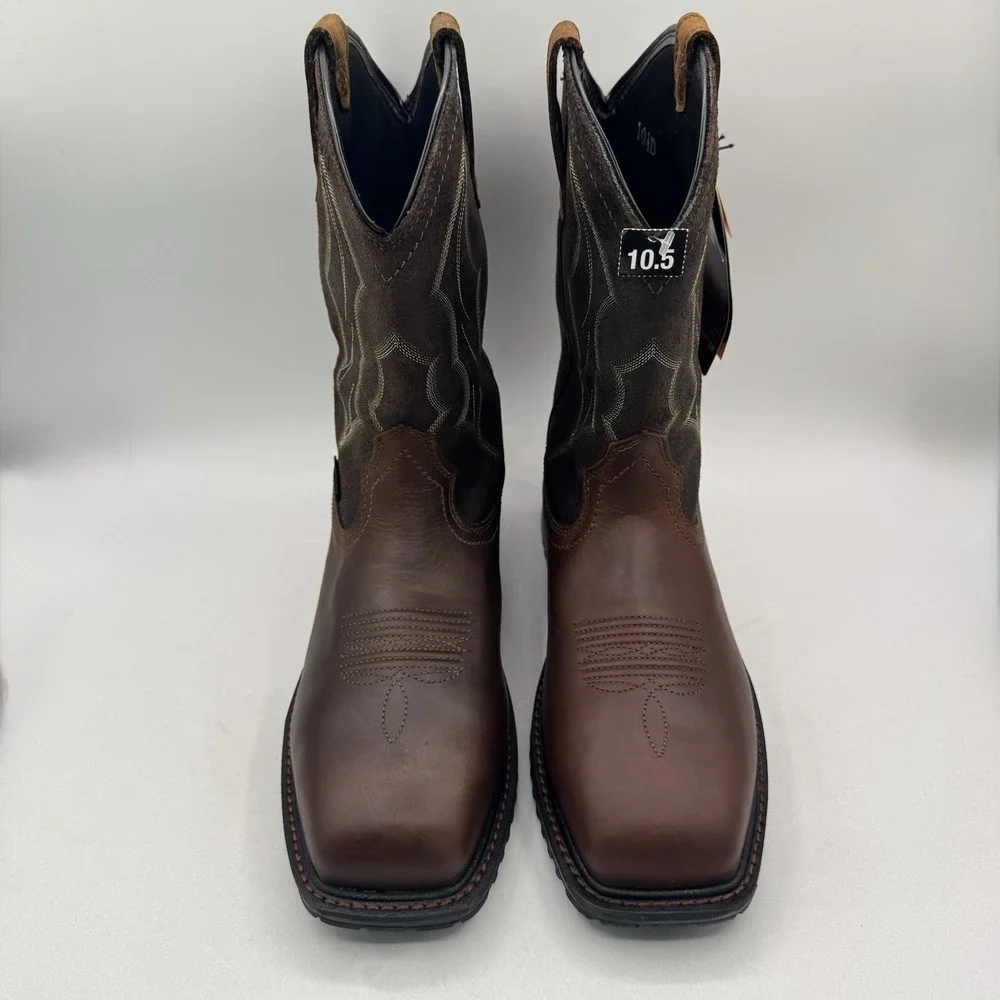 Ariat Rigtek H2O Boots Men's Size 10.5 D Brown Leather Composite Toe